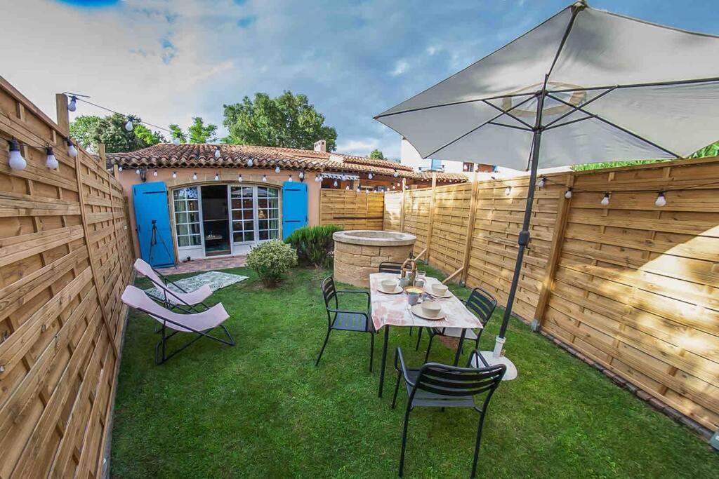 Charmant Studio/T2 Au Calme Avec Jardin Et Parking Fos-sur-Mer Exterior foto